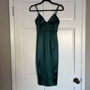 Lulus green midi dress